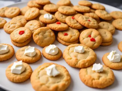 Cookies Salés au Chèvre et Piment d'Espelette (pour 30 personnes)