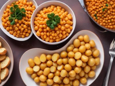 Nuage Épicé de Patates Douces et Pois Chiches