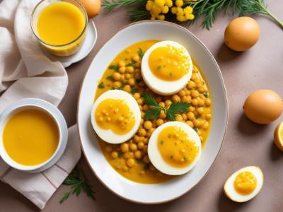 Œufs Mimosa Allégés au Yaourt et Curry
