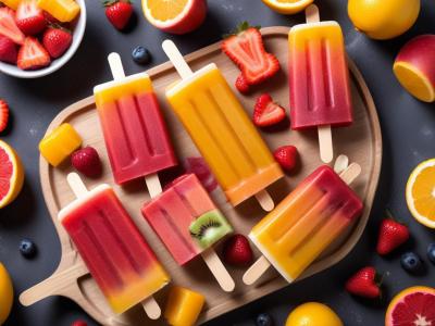Popsicles Maison aux Fruits