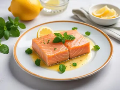 Terrine de Saumon Citronnée et Menthe Givrée