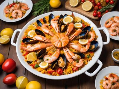 Paella Royale aux Fruits de Mer