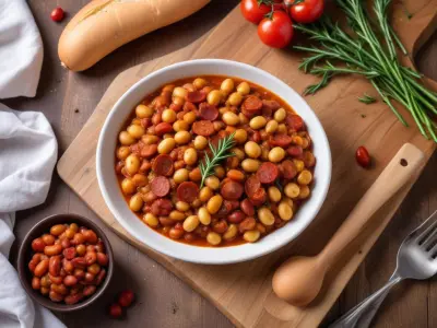 Poêlée Rustique aux Haricots Blancs et Chorizo