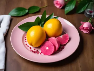 Sphères Éthérées de Mangue et Poivre Rose