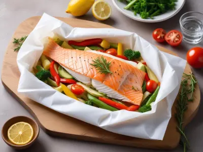 Papillote de Poisson Blanc et Légumes Racines