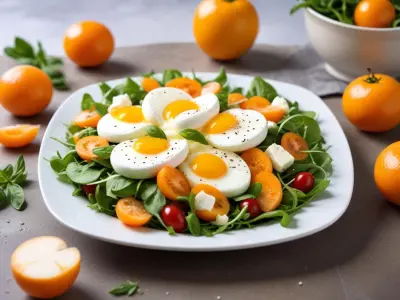 Salade Fraîcheur Clémentines & Mozzarella