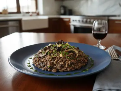 Le Risotto de l'Oracle aux Champignons Noirs