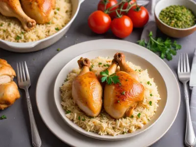 Poulet Créole au Riz Blanc