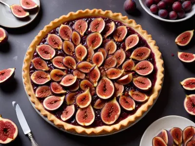 Tarte Rustique aux Figues Fraîches et Miel