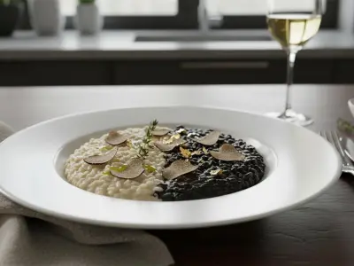Risotto Binaire à la Truffe Noire