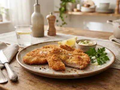 Escalopes milanaises croustillantes au air fryer