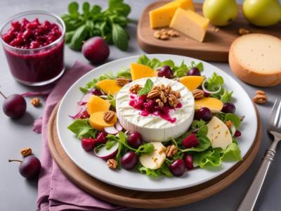 Salade de Betterave, Fromage Frais et Noix