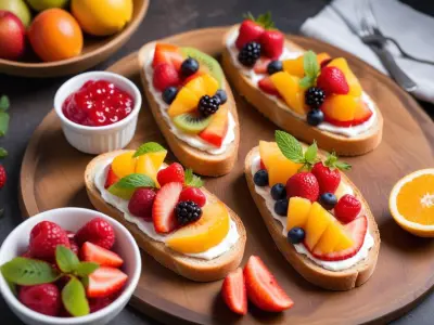 Pique-nique gourmand : tartines, cake salé et fruits frais