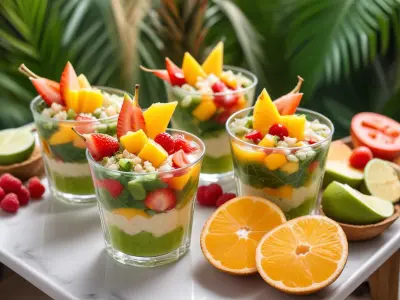 Verrines Fraîcheur Tropicale