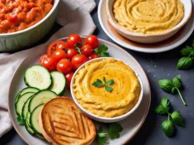 Tartinade Végétalienne Rapide aux Légumes Grillés