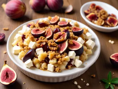 Crumble Salé aux Figues et Chèvre