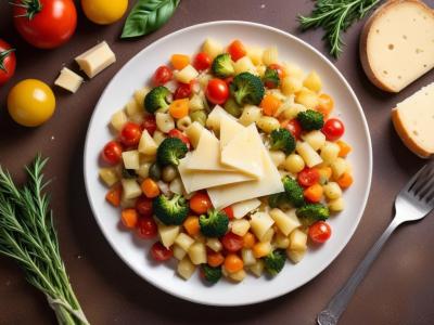 Tian de légumes d'été au parmesan
