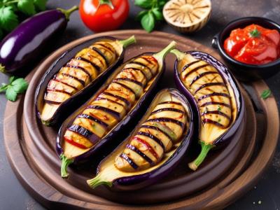 Aubergines Grillées au Barbecue