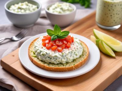 Tartare Rafraîchissant de Concombre au Yaourt Grec
