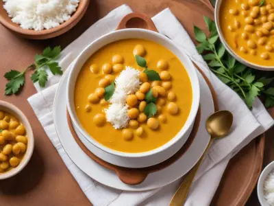 Curry crémeux de haricots blancs et lait de coco
