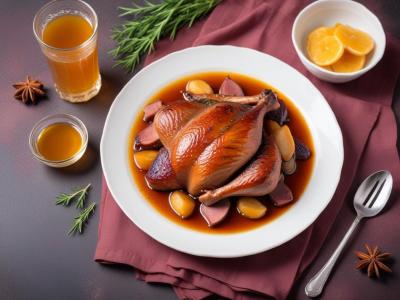 Magret de canard au miel et aux épices