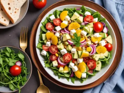 Salade d'été méditerranéenne légère