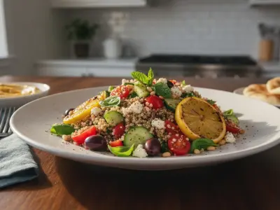Salade de Quinoa à la Méditerranéenne