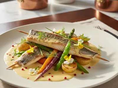 Brochet au Beurre Blanc et Légumes de Saison
