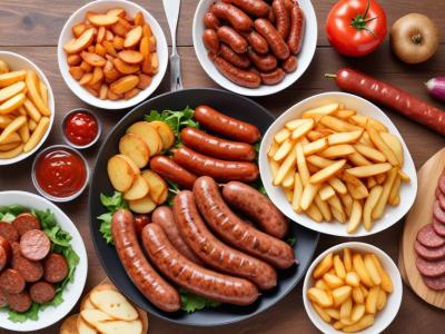 Barbecue estival : Saucisses, Merguez & Salade de Pommes de Terre