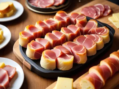 Roulés de Jambon Sec Fondants à la Raclette