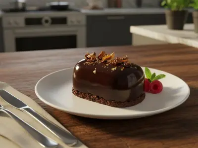 Délice au Chocolat Noir et Éclats de Mystère