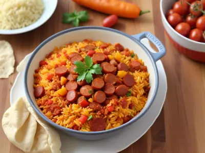 Riz au Chorizo et Poivrons One Pot (Version Solo)