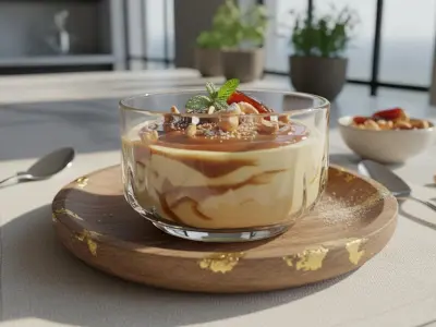 Crème Soyeuse au Caramel de Dattes et Cajou