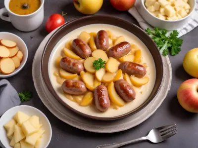 Saucisses aux Pommes de Terre à la Crème au Cookeo
