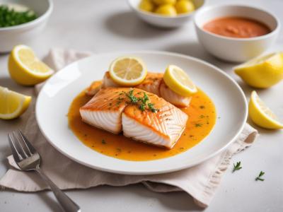 Filets de poisson sauce citronnée au Cookeo