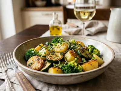 Poêlée Fondante de Brocoli, Courgette et Pomme de Terre
