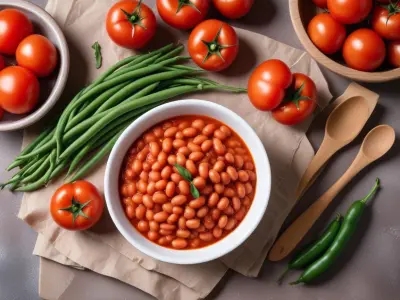 Ragoût réconfortant de haricots blancs à la tomate