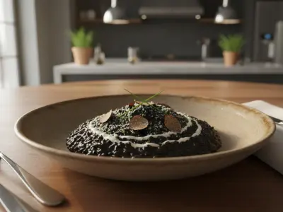 Risotto Noir 'True Logic' à la Truffe