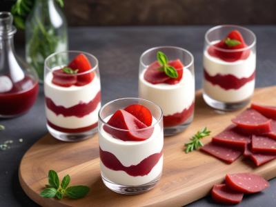Verrine de mousse de bresaola et mascarpone