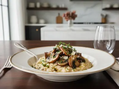 Risotto Crémeux aux Champignons de Paris