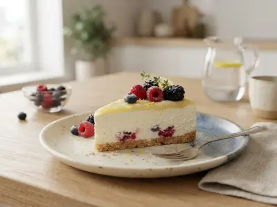Cheesecake aérien au skyr et citron