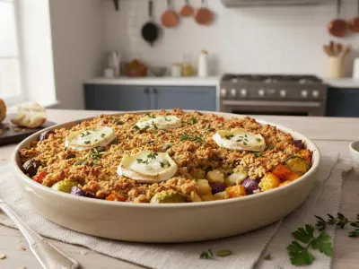 Crumble de Légumes d'Hiver au Chèvre Frais