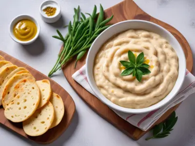 Tartinade Méditerranéenne de Haricots Blancs