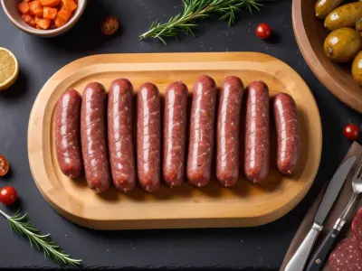 Feuilletés au saucisson sec express