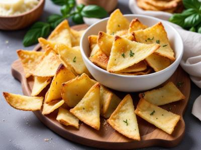 Chips de Courgettes au Parmesan Croustillantes