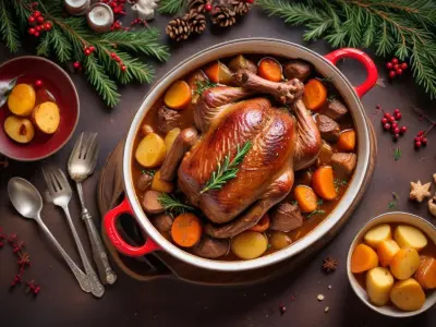 Cocotte de Bœuf aux Épices de Noël