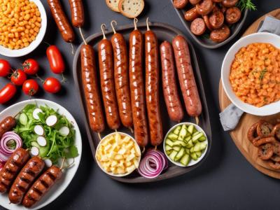 Barbecue Estival : Saucisses, Merguez, Brochettes et Salade Fraîche