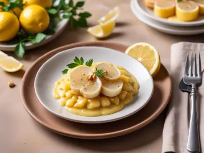 Noix de Saint-Jacques Poêlées au Beurre Noisette et Citron
