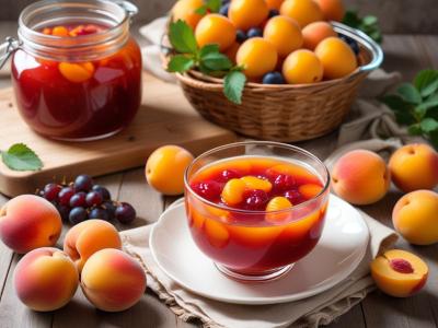 Compote d'été aux Brugnons et Abricots
