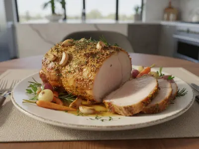 Rôti de Porc aux Herbes Douces et Ail à l'Air Fryer